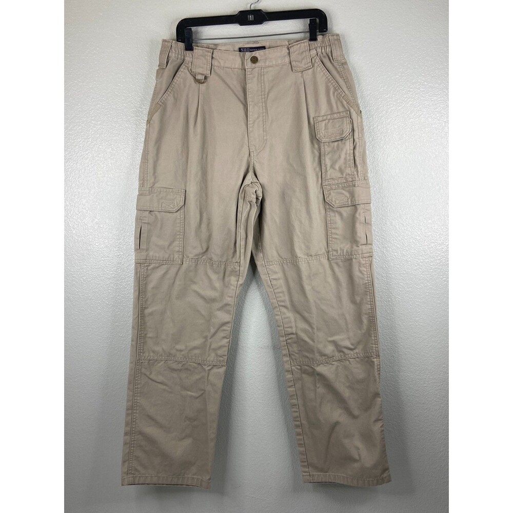 5.11 Tactical Men 34/32 Tan Cargo Pants Law Enforcement Military Work